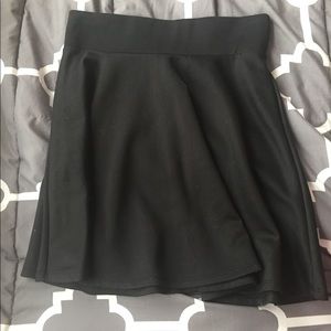 Black skater skirt